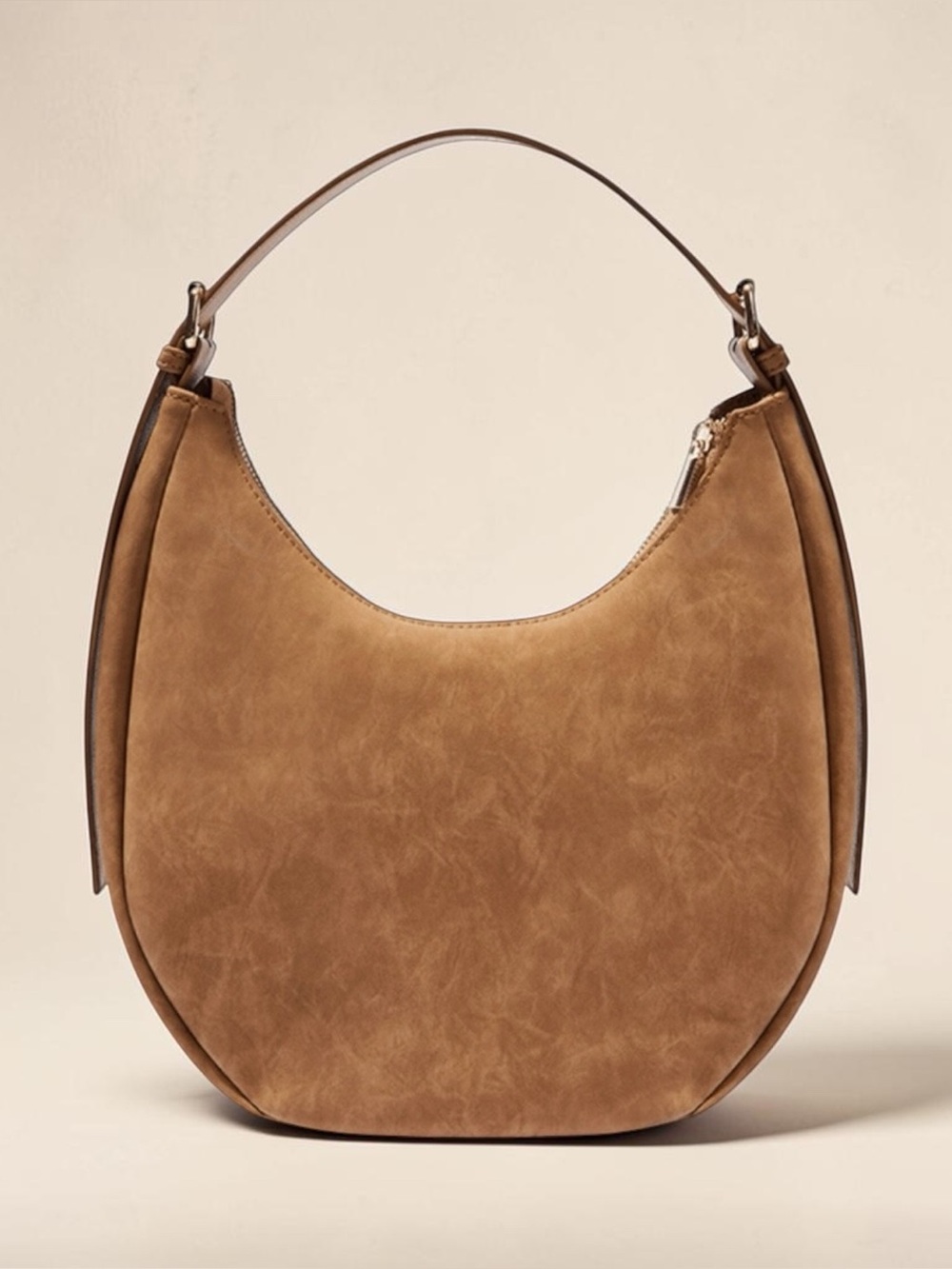 4th + Reckless Una Vegan Suede Crescent Bag